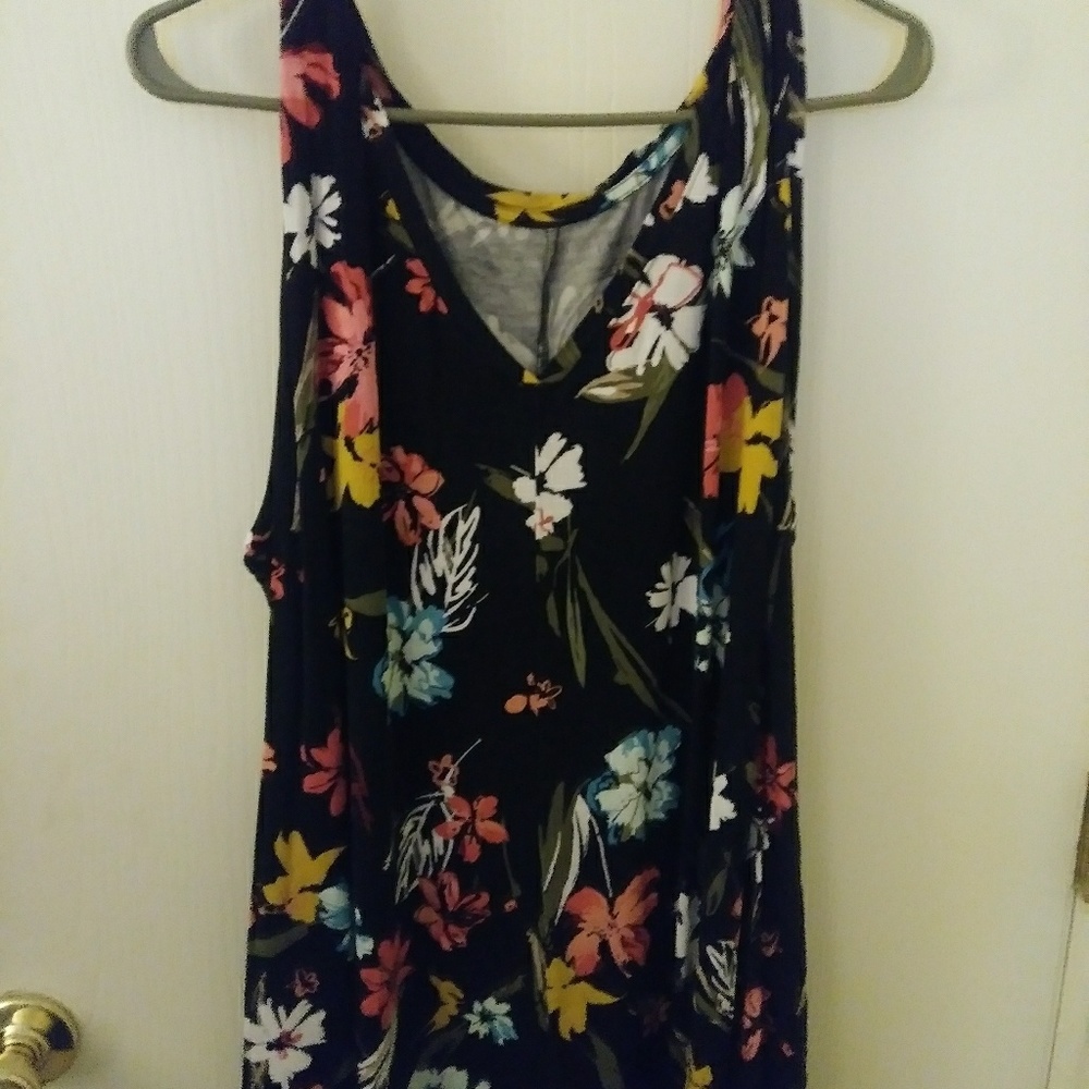 Lane Bryant Floral Swing Tank